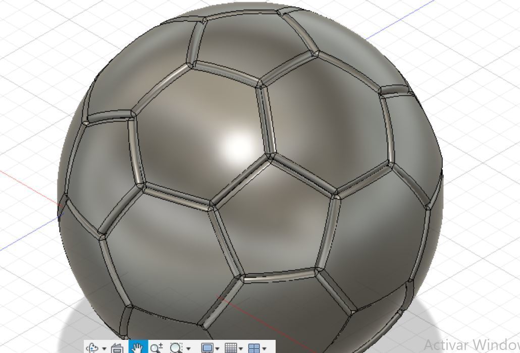 Fichier STL ballon de football football・Design pour imprimante 3D à